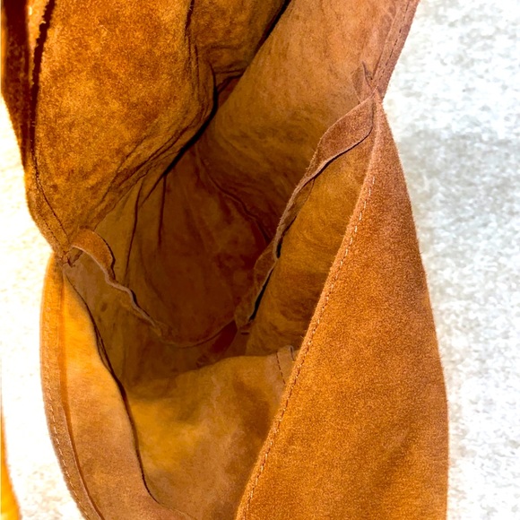 Brown Suede Shoulder Bag - Picture 8 of 12